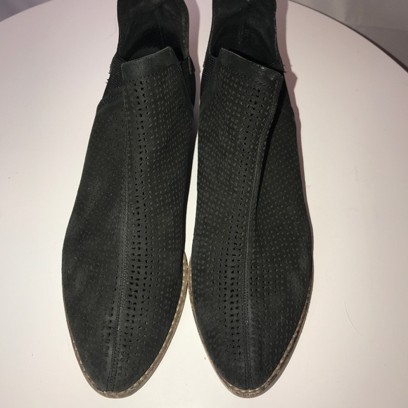 Vince Camuto Celena Black Perforated Booties - Picture 3 of 5